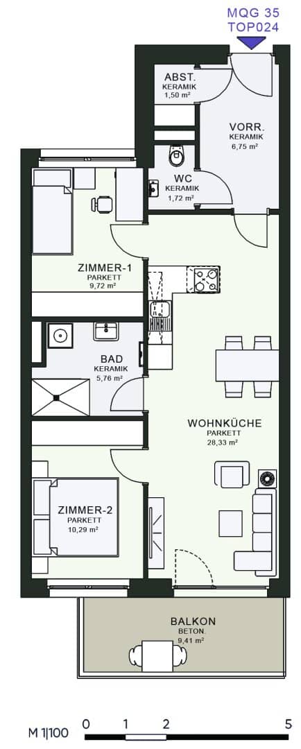Modern living in the new build first occupancy at MQG (MQG)