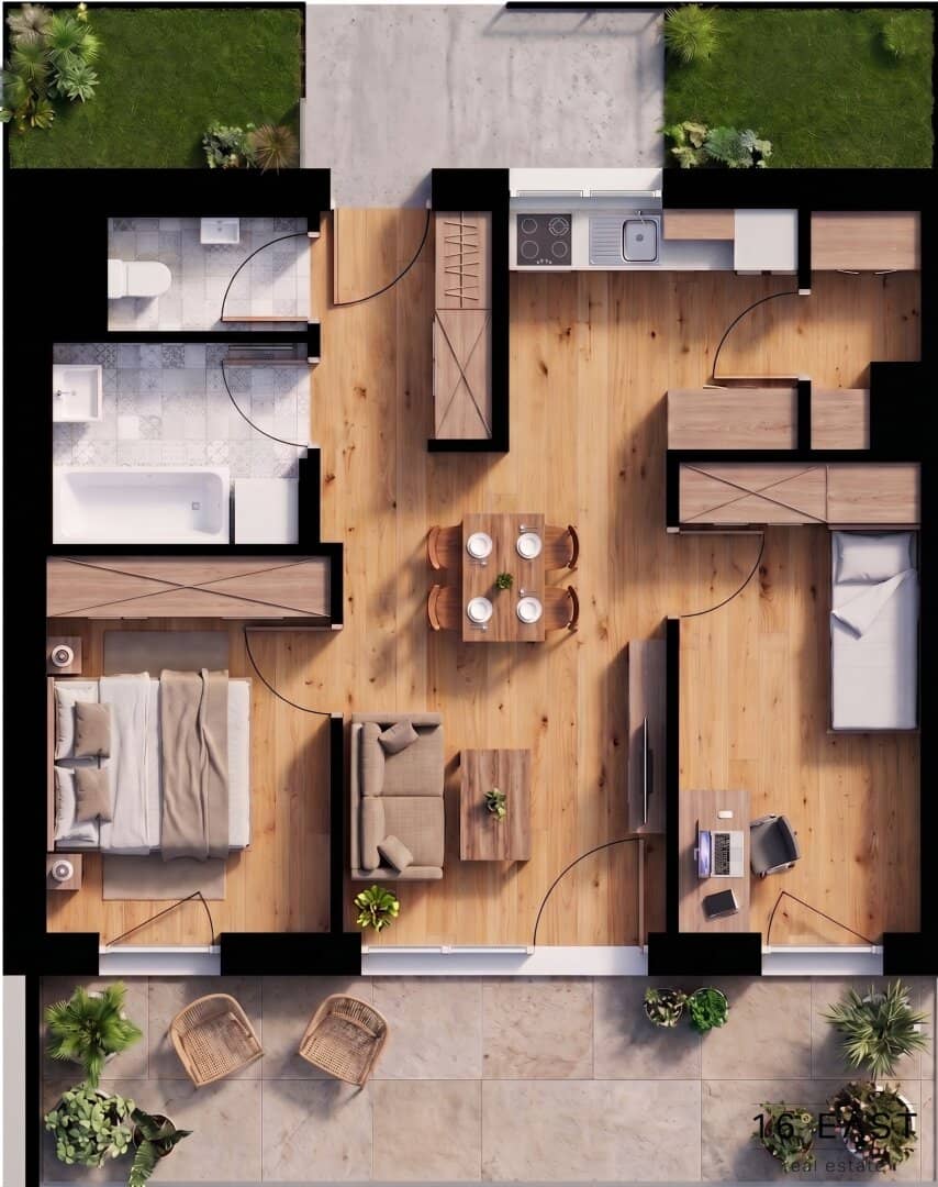 3-Zimmer-Neubau im Dachgeschoss mit Terrasse | provisionsfrei für Käufer