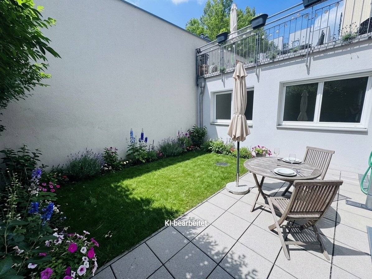 Großzügige  3-Zimmer-Neubauwohnung mit Eigengarten in ruhiger Innenhoflage
