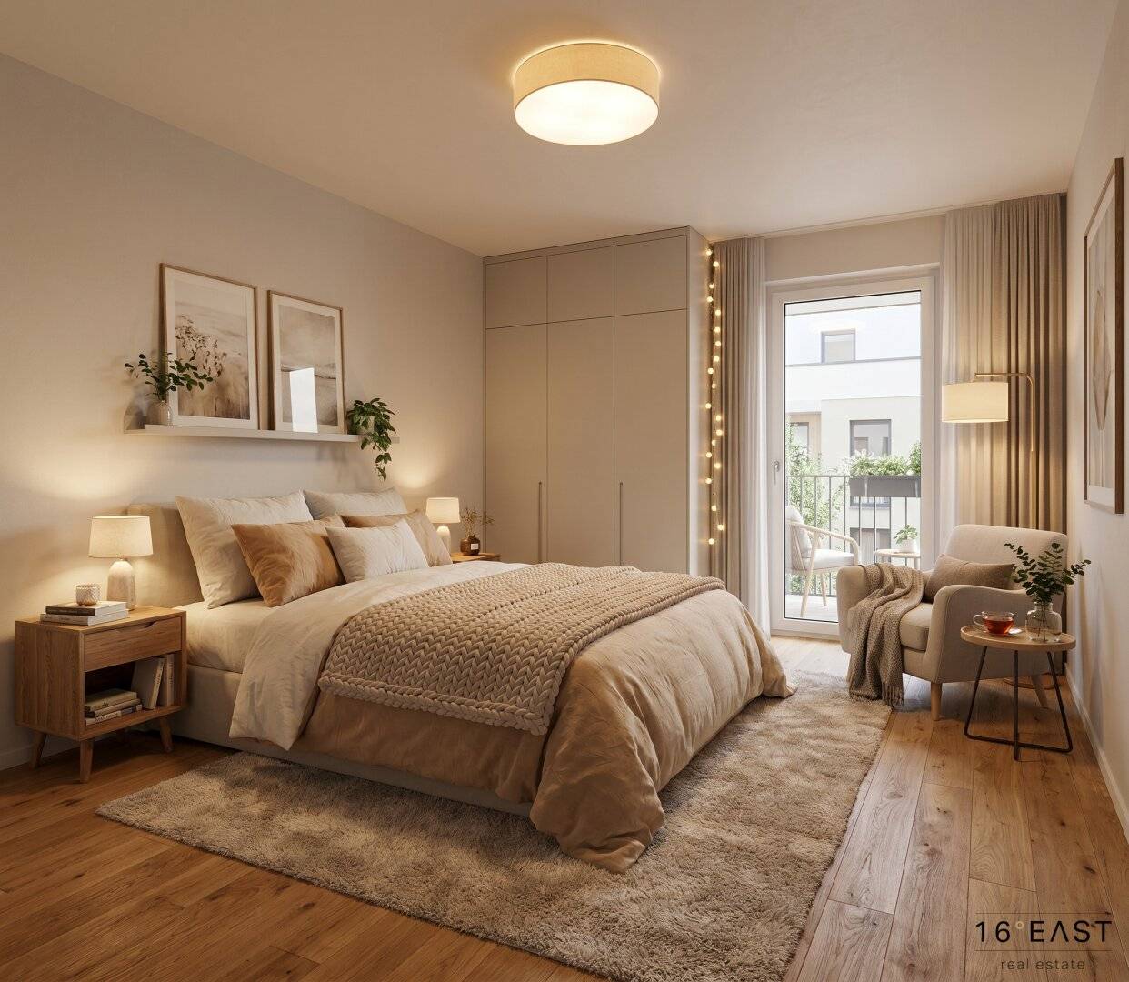 Four room new build with balcony and loggia | approx. 77.6 m² living area