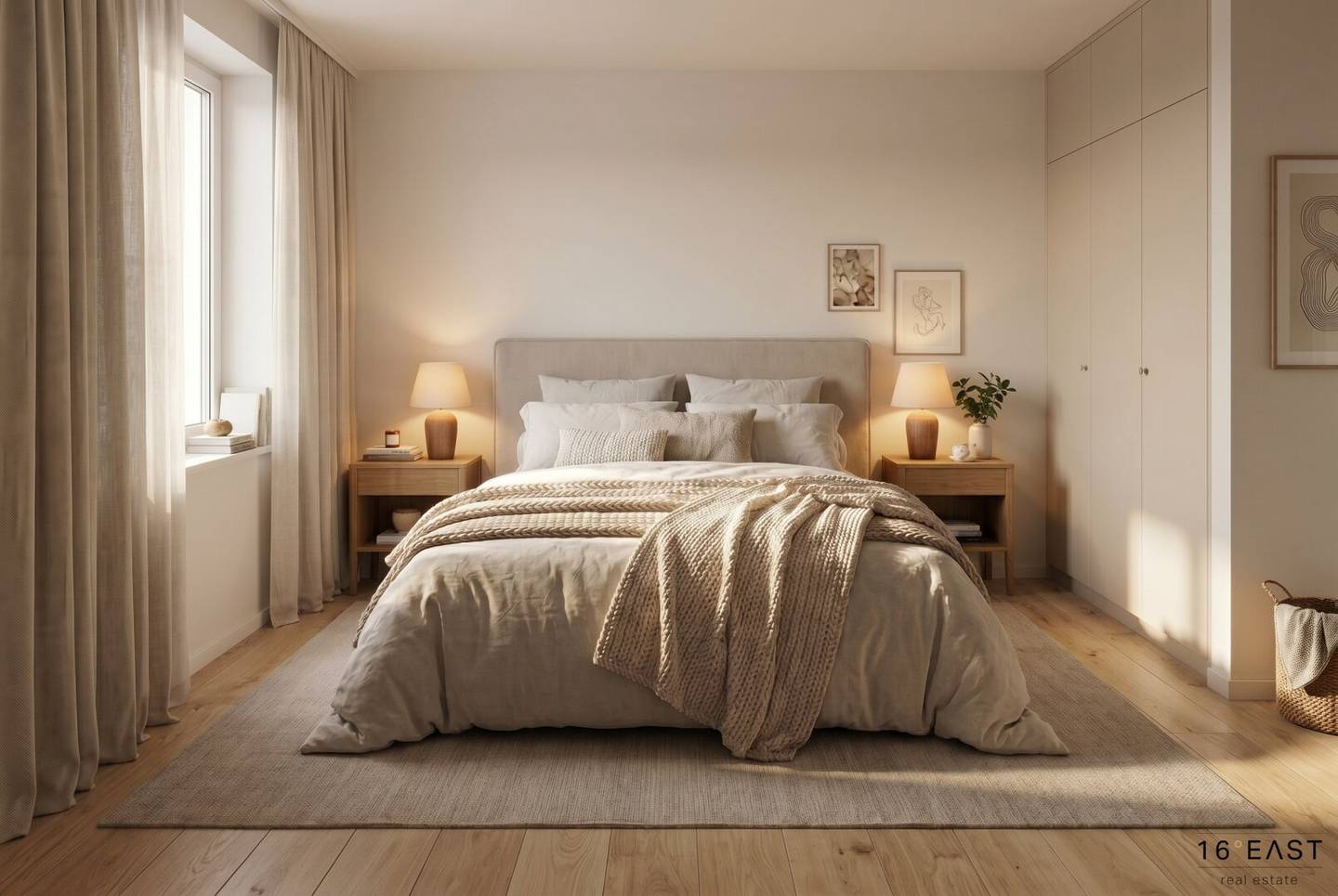 Two room new build with balcony and loggia commission free for buyers