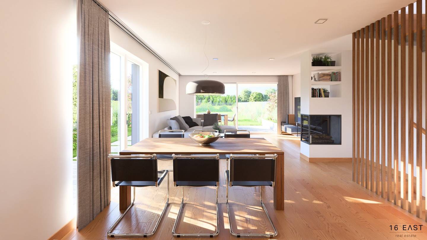 Modern living in Hennersdorf near Vienna, comfortable semi-detached houses with inviting outdoor spaces and a large basement