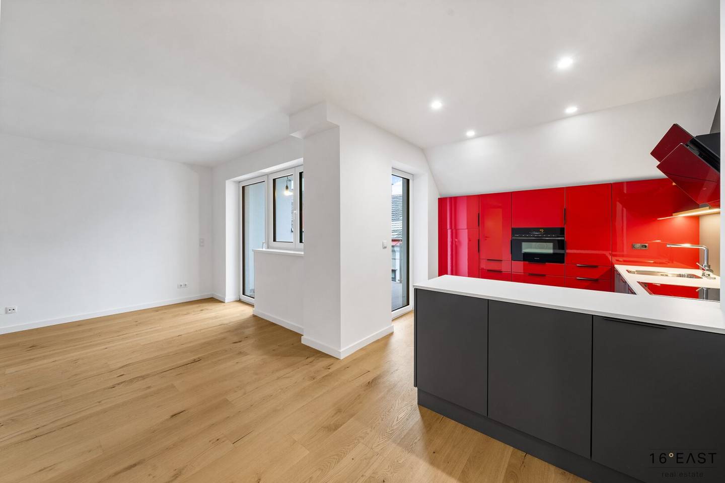 Two room maisonette apartment with a spacious terrace on living level
