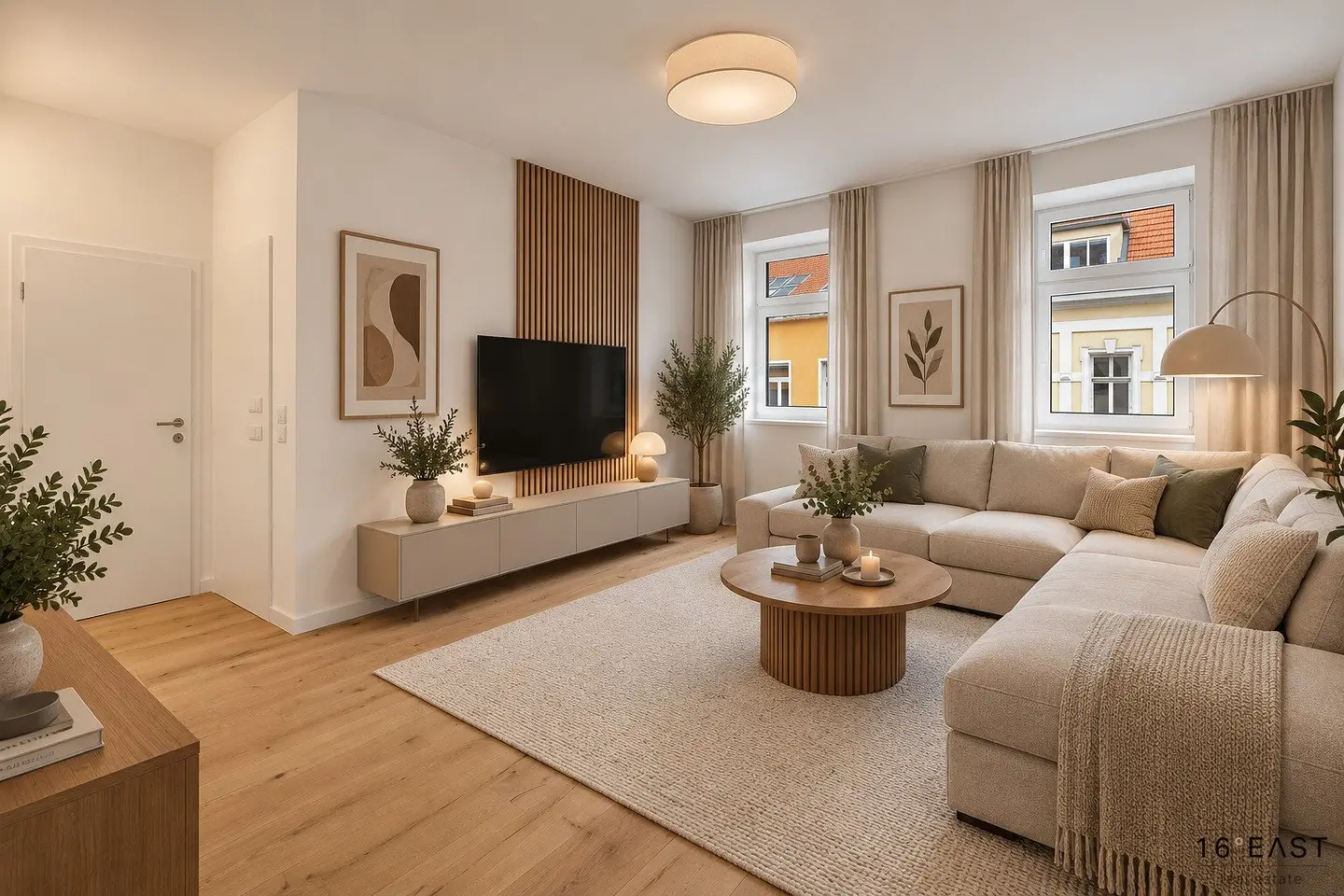 HELLE 3-ZIMMER ALTBAUWOHNUNG, SÜDLICHE AUSRICHTUNG, PERFEKTE RAUMAUFTEILUNG