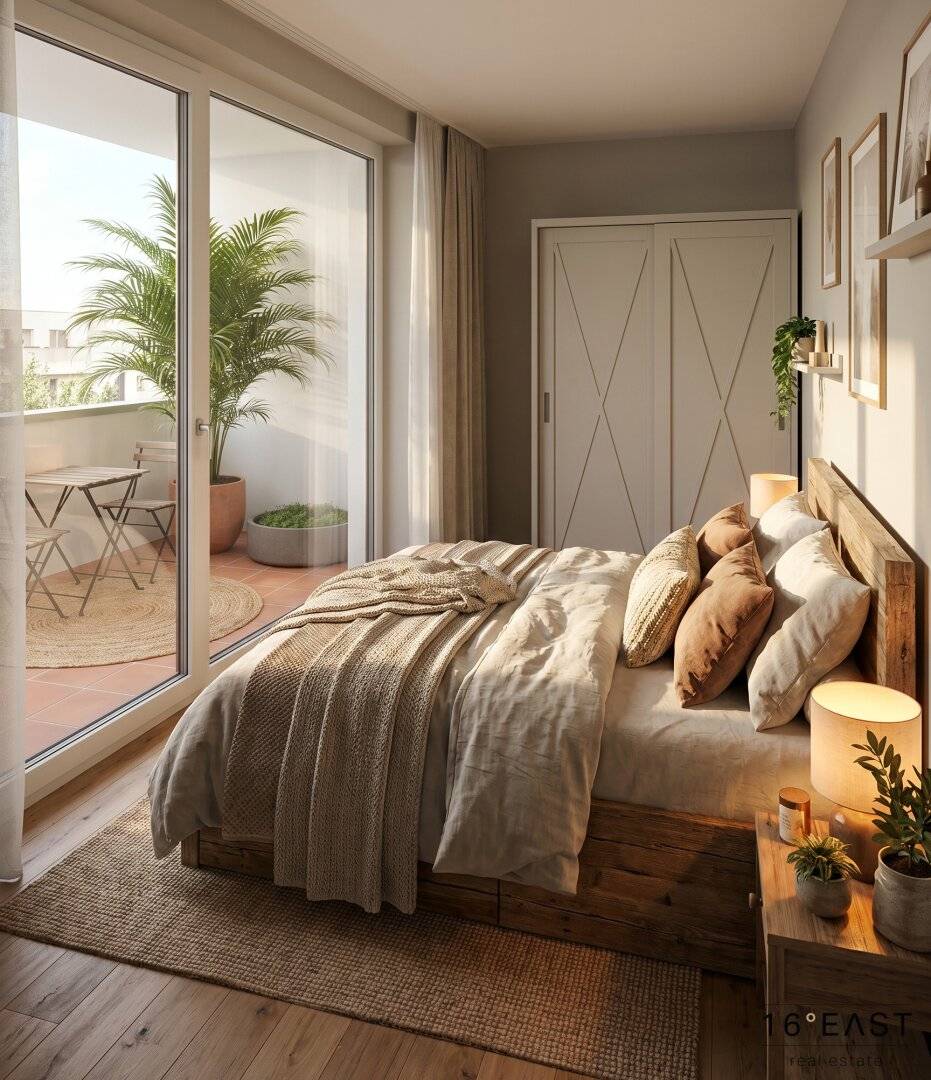 Two room new build with a large balcony | commission free for buyers