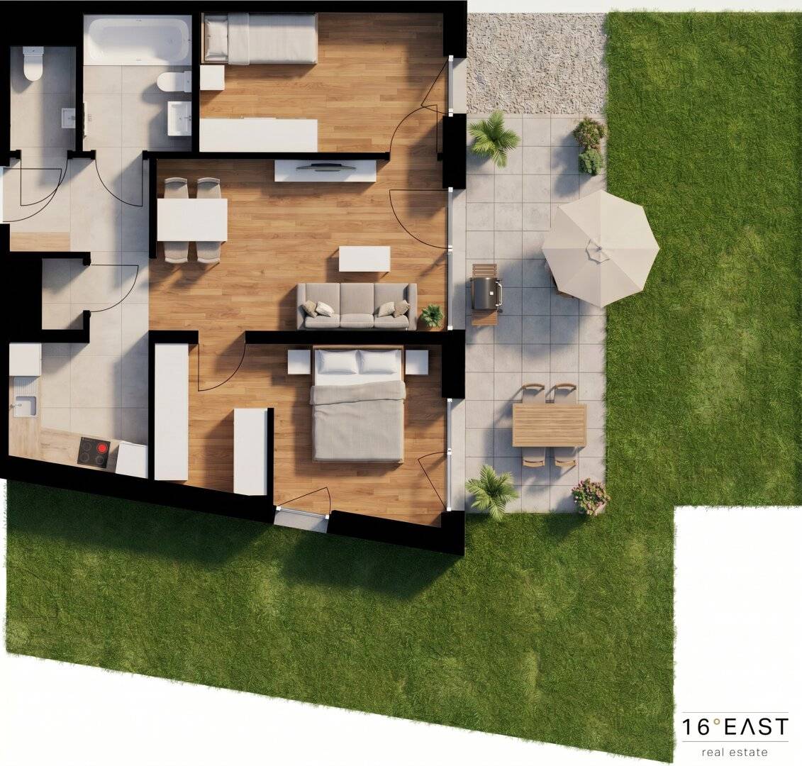 3-Zimmer-Neubauwohnung mit großem Garten & Terrasse | provisionsfrei für Käufer