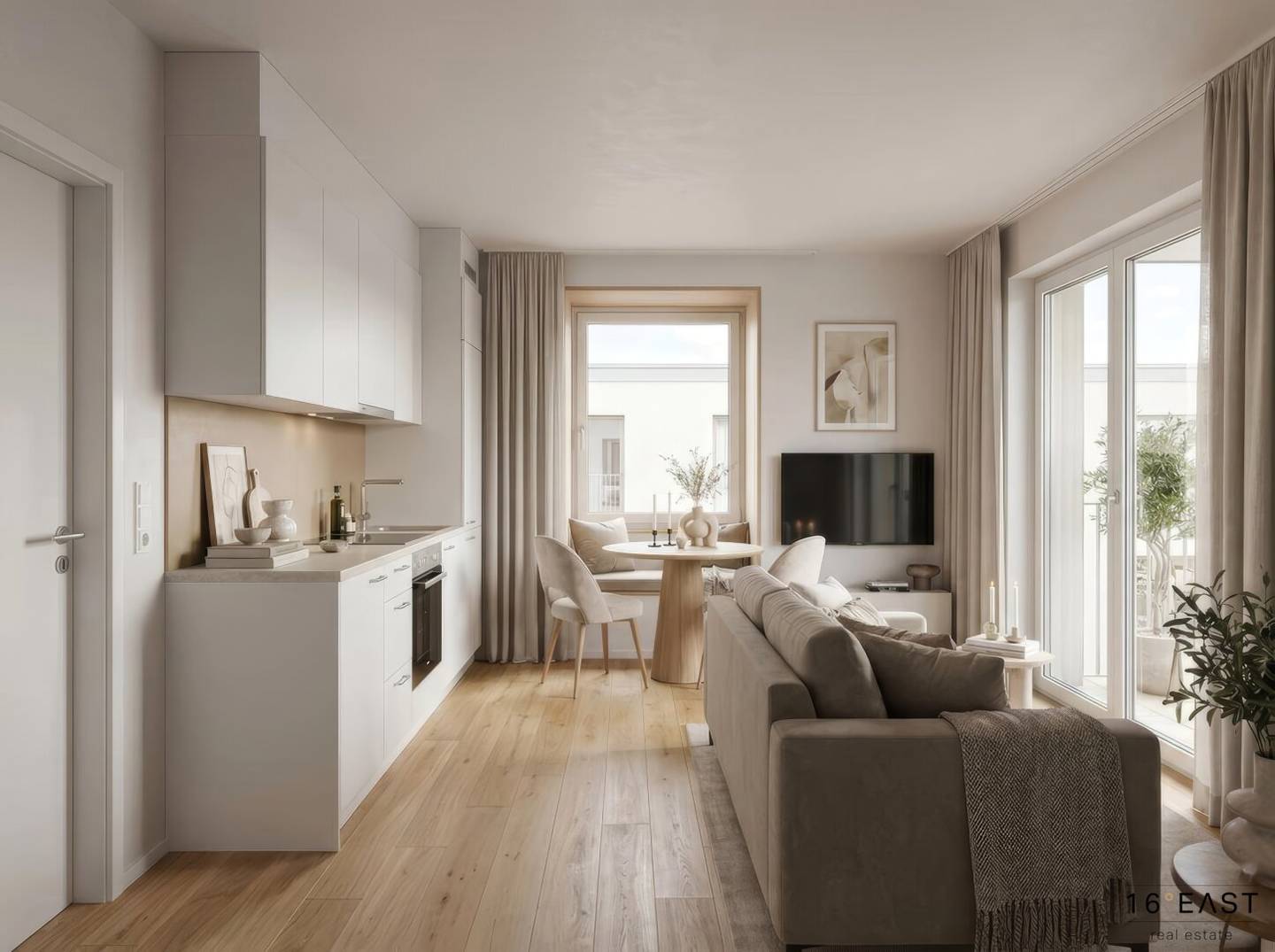 Commission-free new build under € 240.000 | 2 rooms with balcony