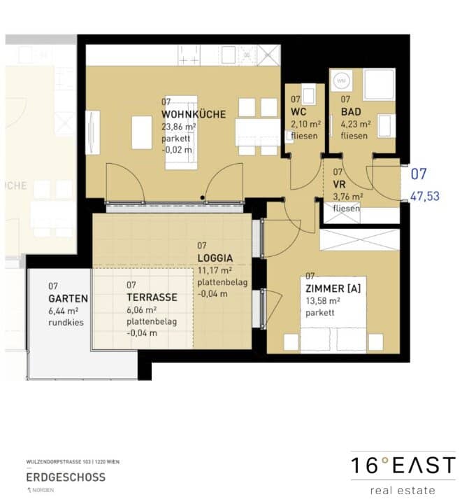 New build project || 2-room apartment with large private garden &amp; terrace ||