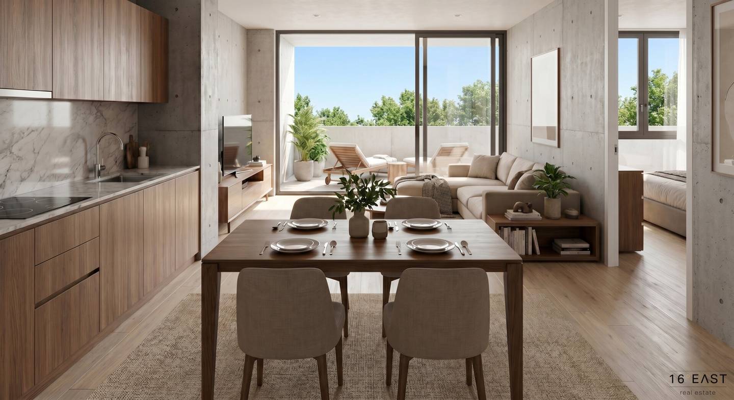 Commission free new build with 45 m² | 2 rooms with balcony