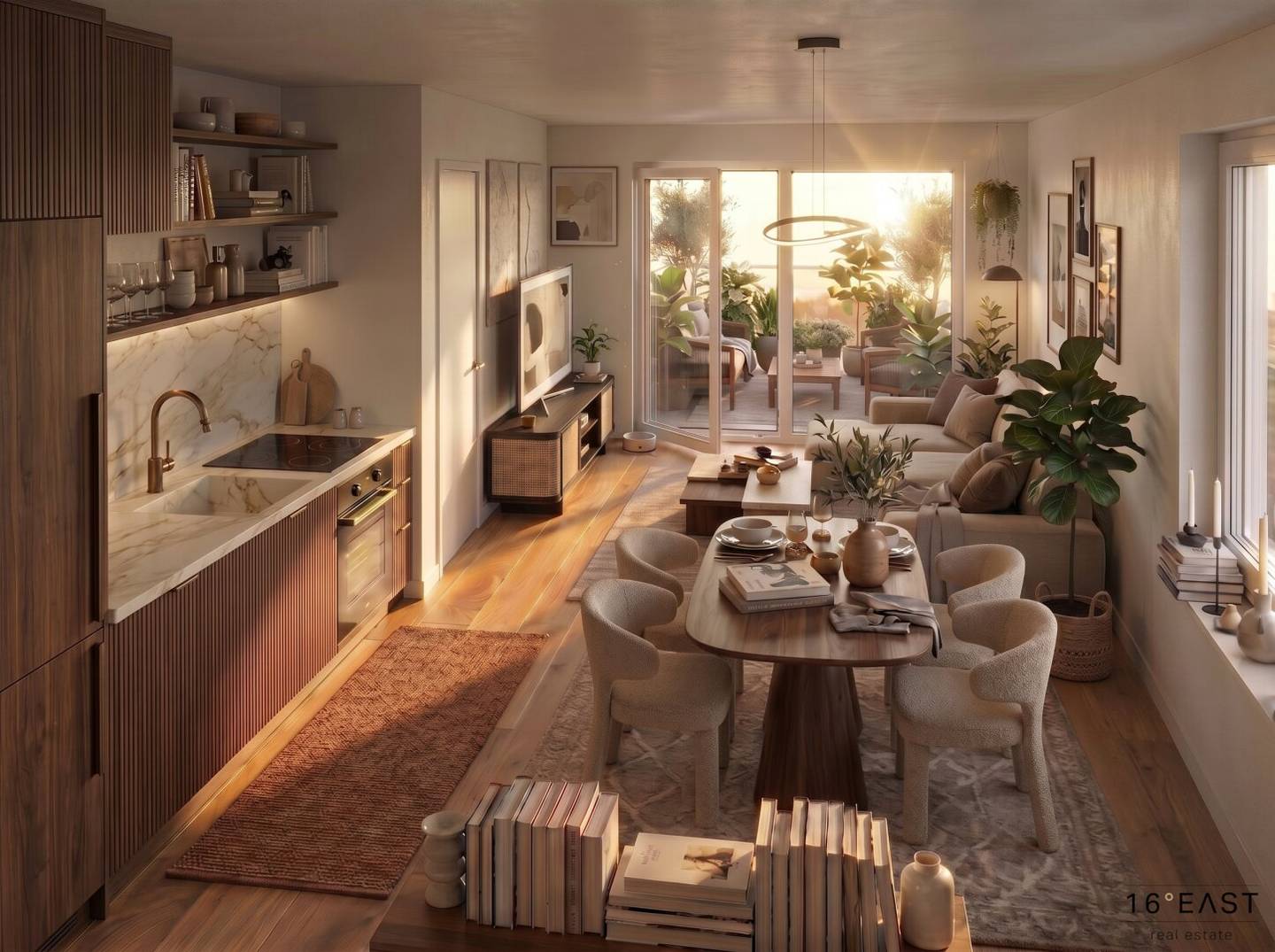 Two room new build with balcony and loggia | commission-free for buyers