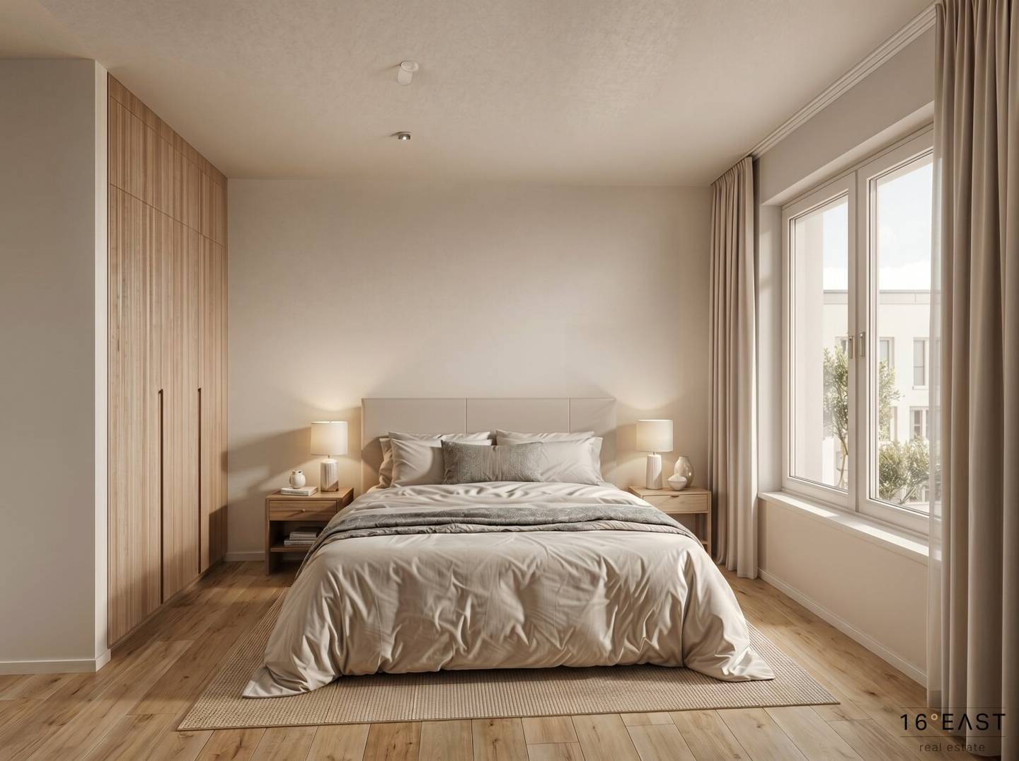 Two room new build with balcony and loggia | commission-free for buyers