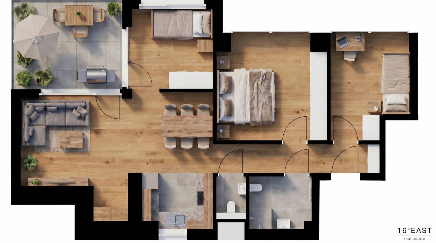 4-Zimmer-Dachgeschoss mit Terrasse | provisionsfrei für Käufer