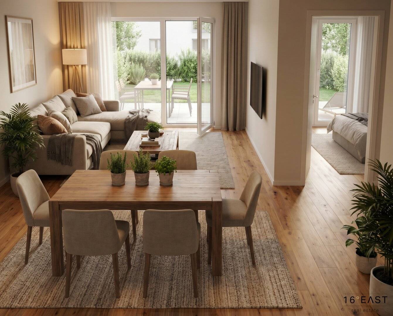 3-Zimmer-Gartenwohnung im Neubau | Terrasse & Eigengarten