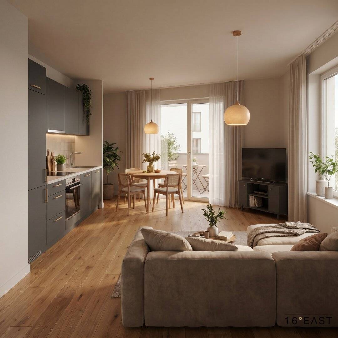 2-Zimmer-Neubau mit Loggia | unter € 250.000