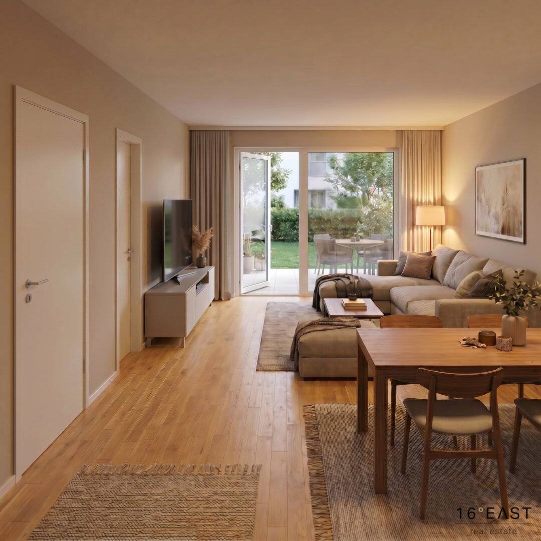 Three room new build with garden, terrace and loggia | commission free for buyers