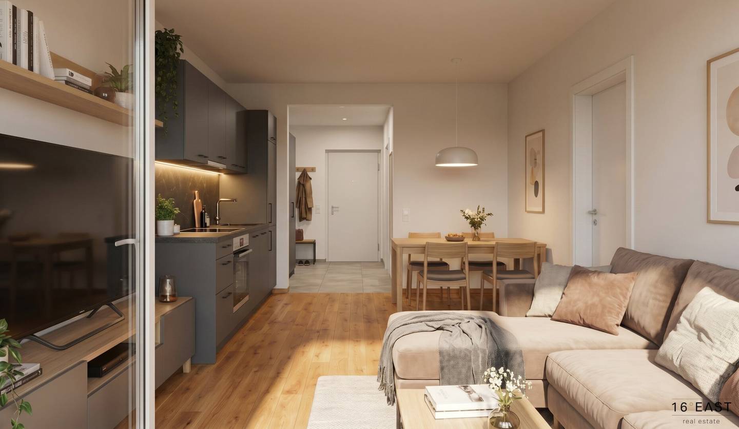 2-Zimmer-Neubau mit Terrasse & Balkon | provisionsfrei für Käufer