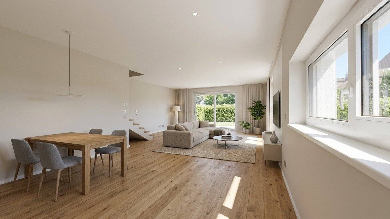 Modern semi detached house in Kottingbrunn, two first occupancy units