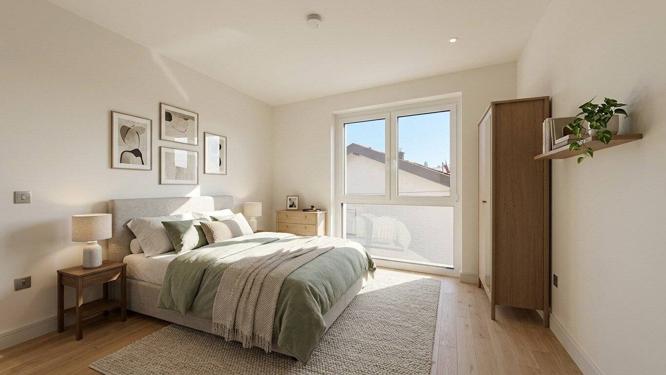 Modern semi detached house in Kottingbrunn, two first occupancy units