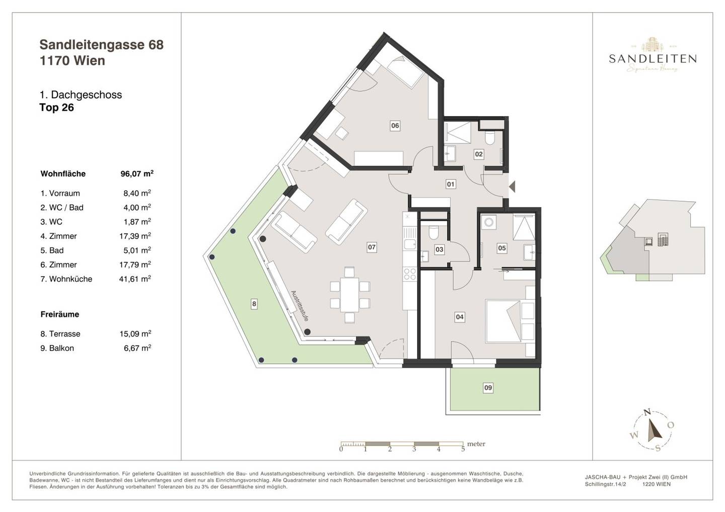 Modernes Wohnen auf höchstem Niveau – Exklusive Architektur, erstklassige Ausstattung und ein einzigartiges Lebensgefühl im Herzen von Hernals || Sandleitengasse 68