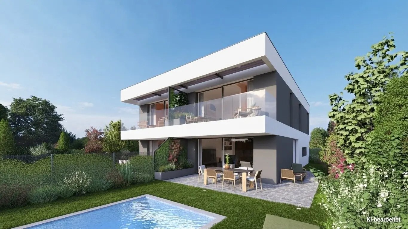 Modern living in Hennersdorf near Vienna Comfortable semi detached houses with inviting outdoor spaces and a large basement