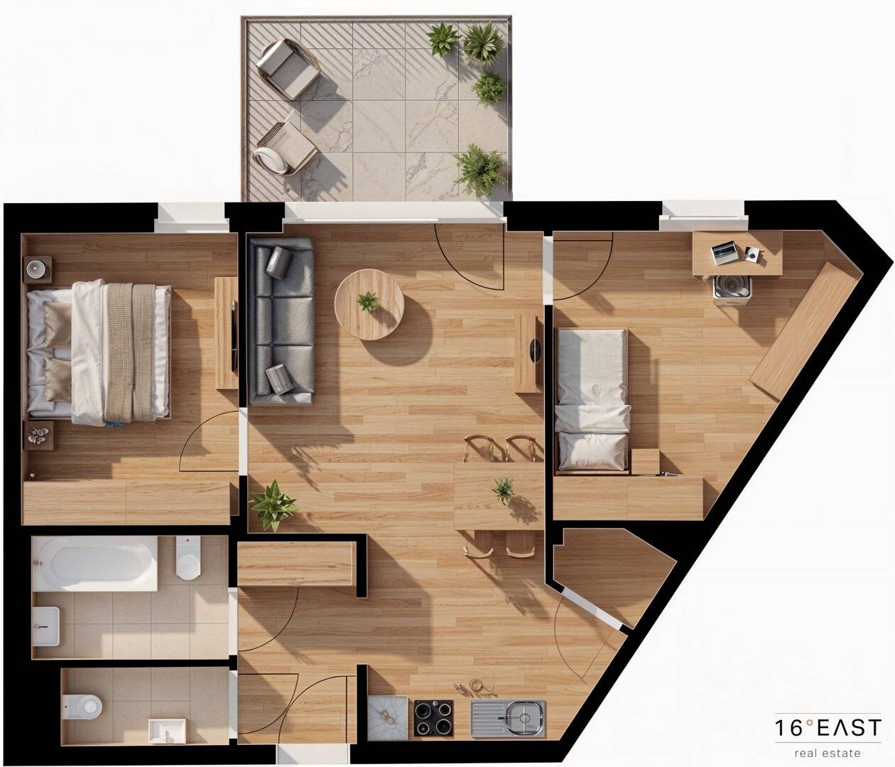 3-Zimmer-Neubau mit Balkon nahe Alte Donau | provisionsfrei für Käufer