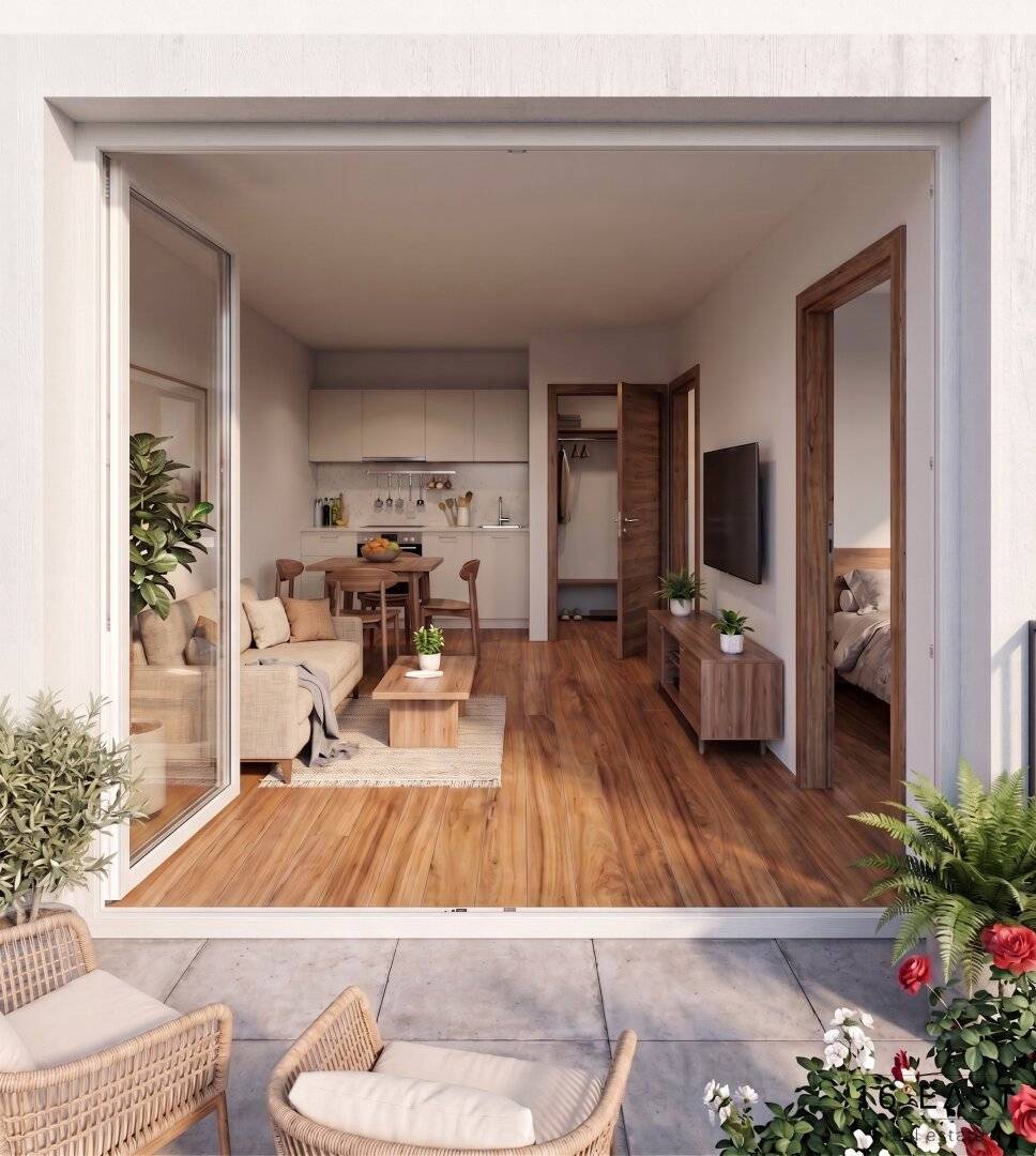 2-Zimmer-Neubau mit Balkon | unter € 250.000