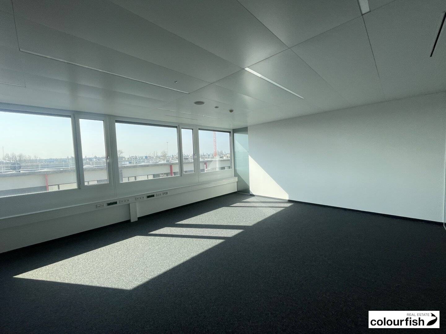 Modern terrace office in Seestadt