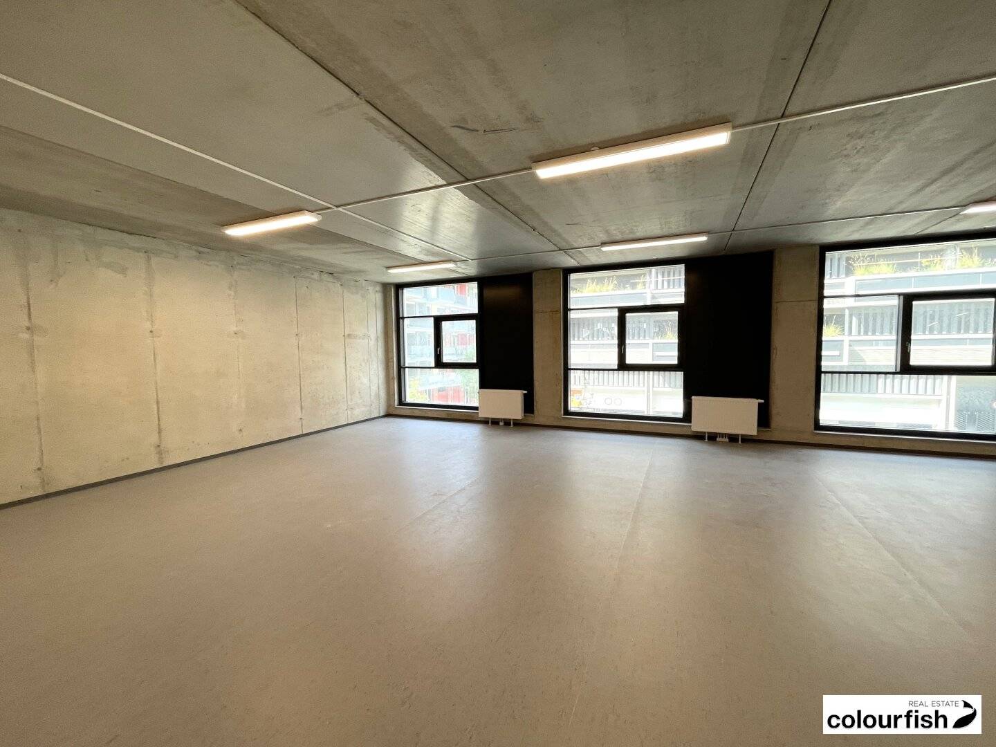 Attractive spaces in the Gewerbehof Seestadt
