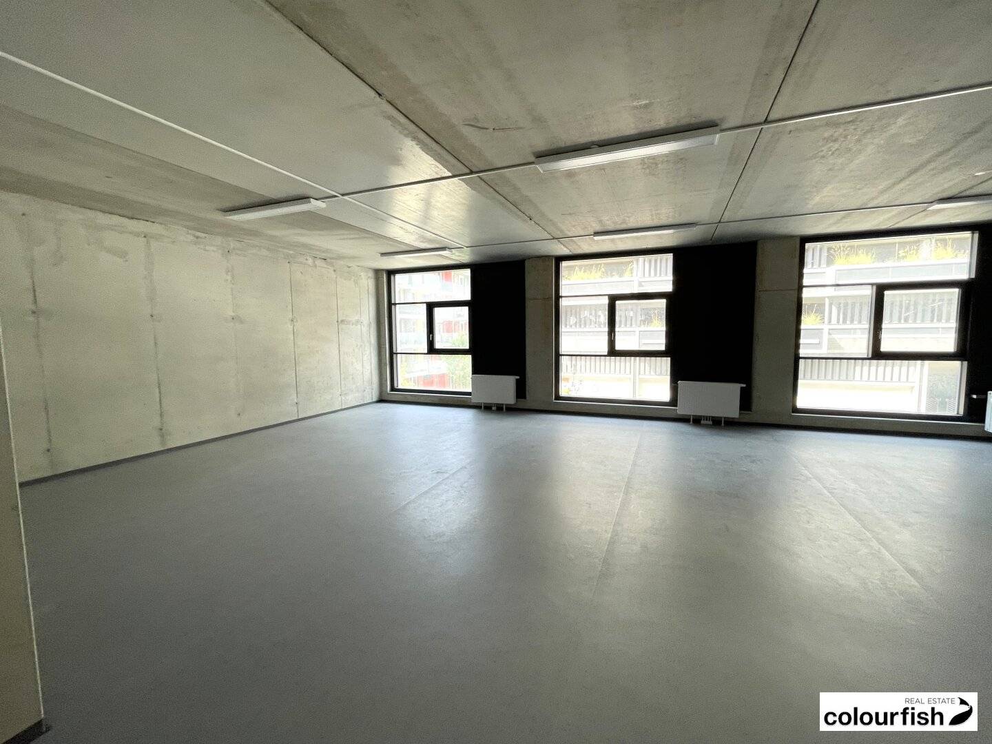 Attractive spaces in the Gewerbehof Seestadt