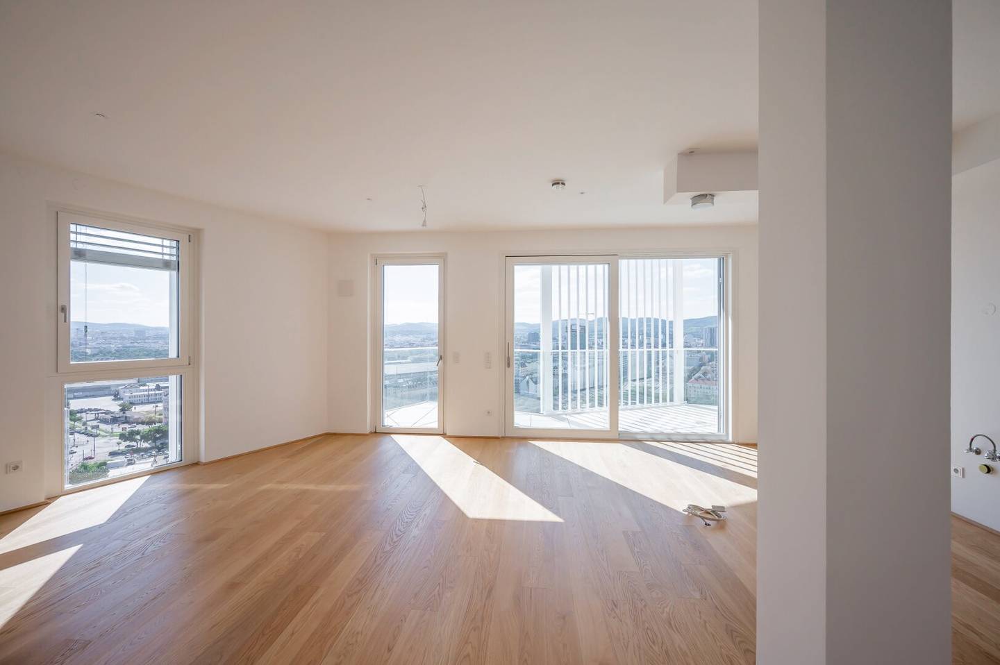Nordbahnviertel pur sunny panorama rooftop property first occupancy (T197)