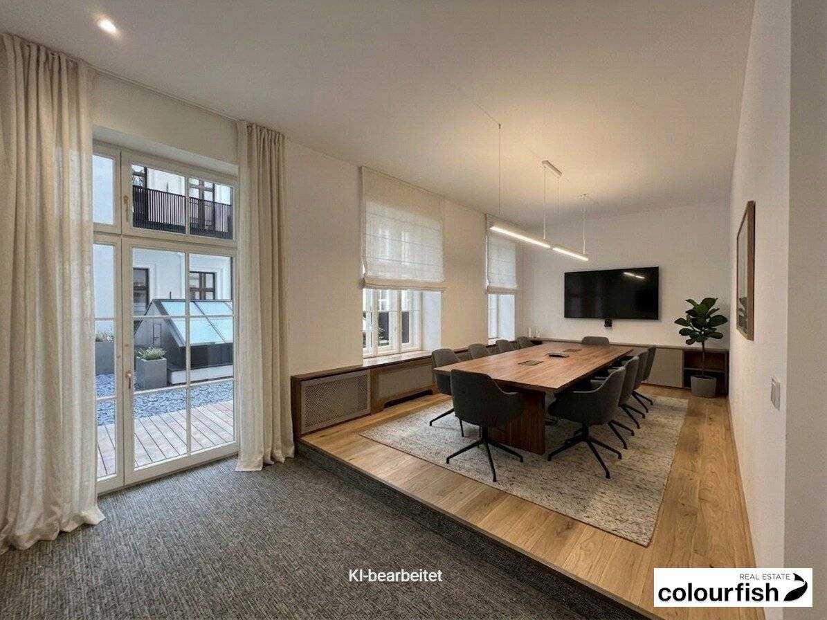 Repräsentative Bürofläche mit Terrasse beim Rathaus