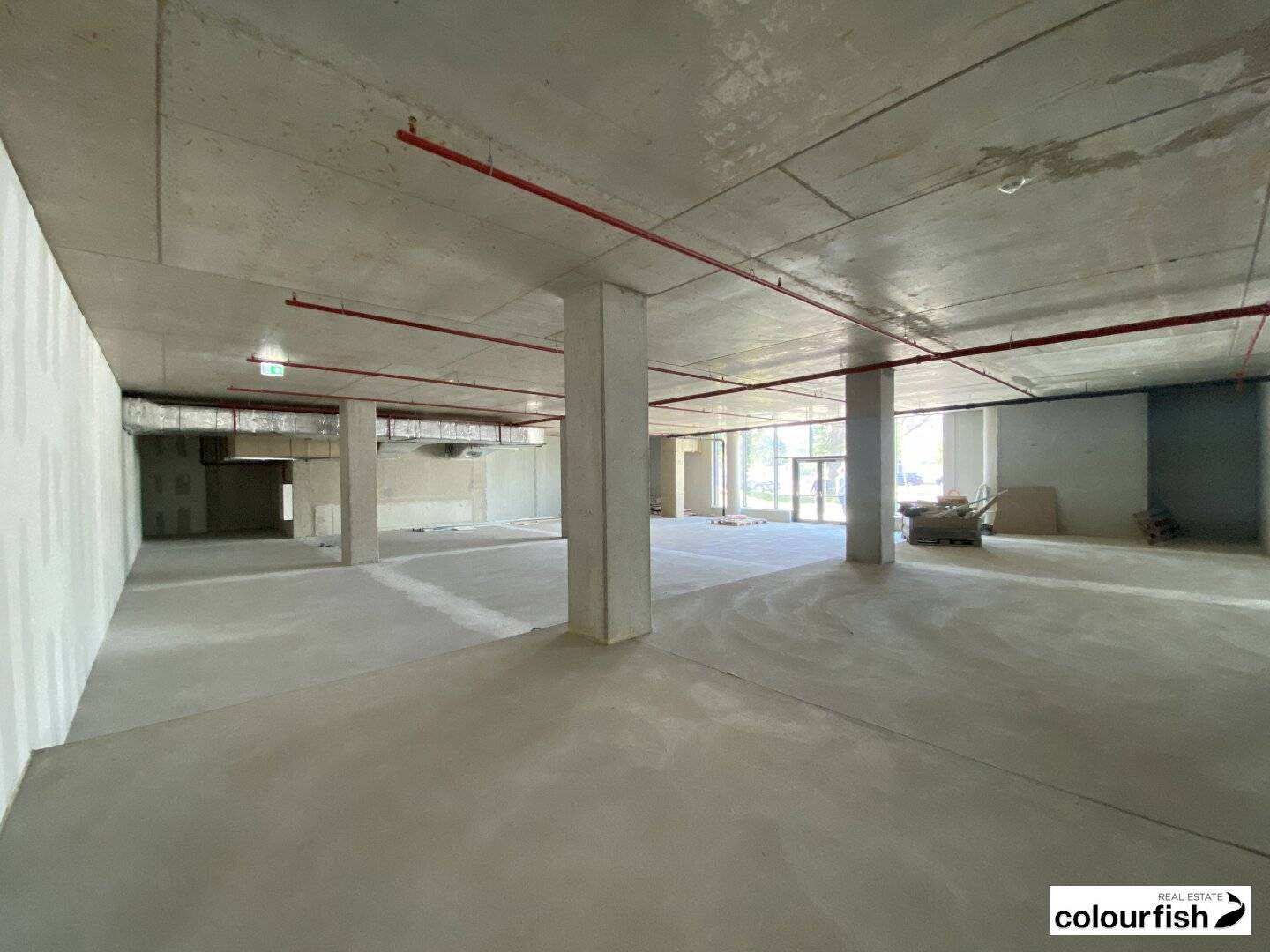 Flexible retail space in the Central Hub