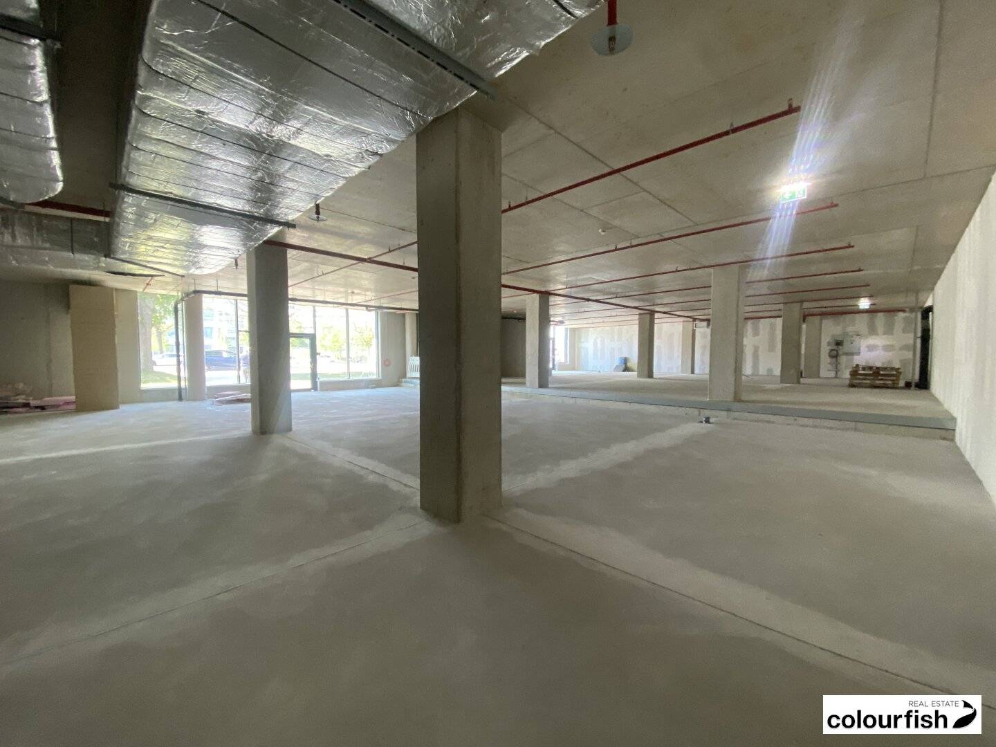 Flexible retail space in the Central Hub
