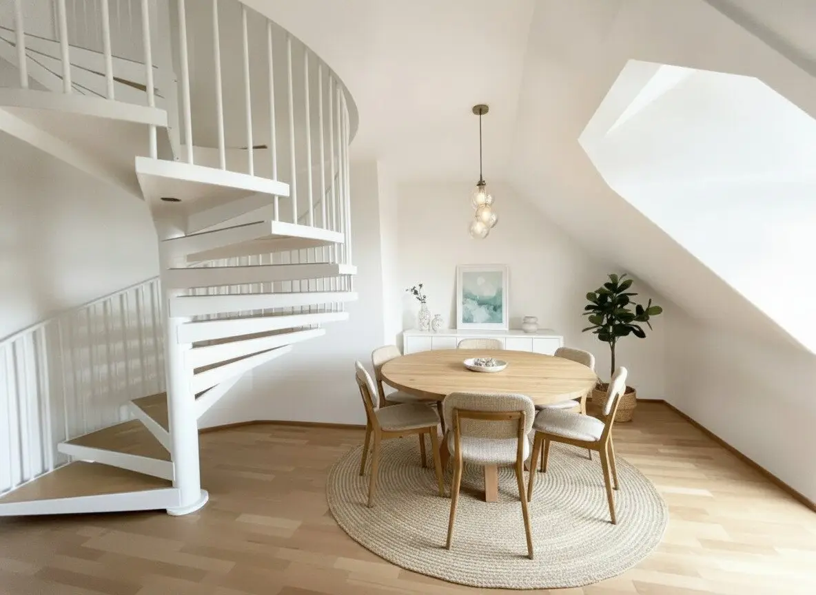 Charming attic apartment with balconies, terrace, garage spaces and distant view of Kahlenberg