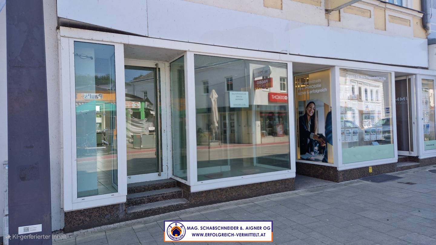 Geschäftslokal - Büro - Ordination, je nach Bedarf, am Hauptplatz in Amstetten zu mieten!