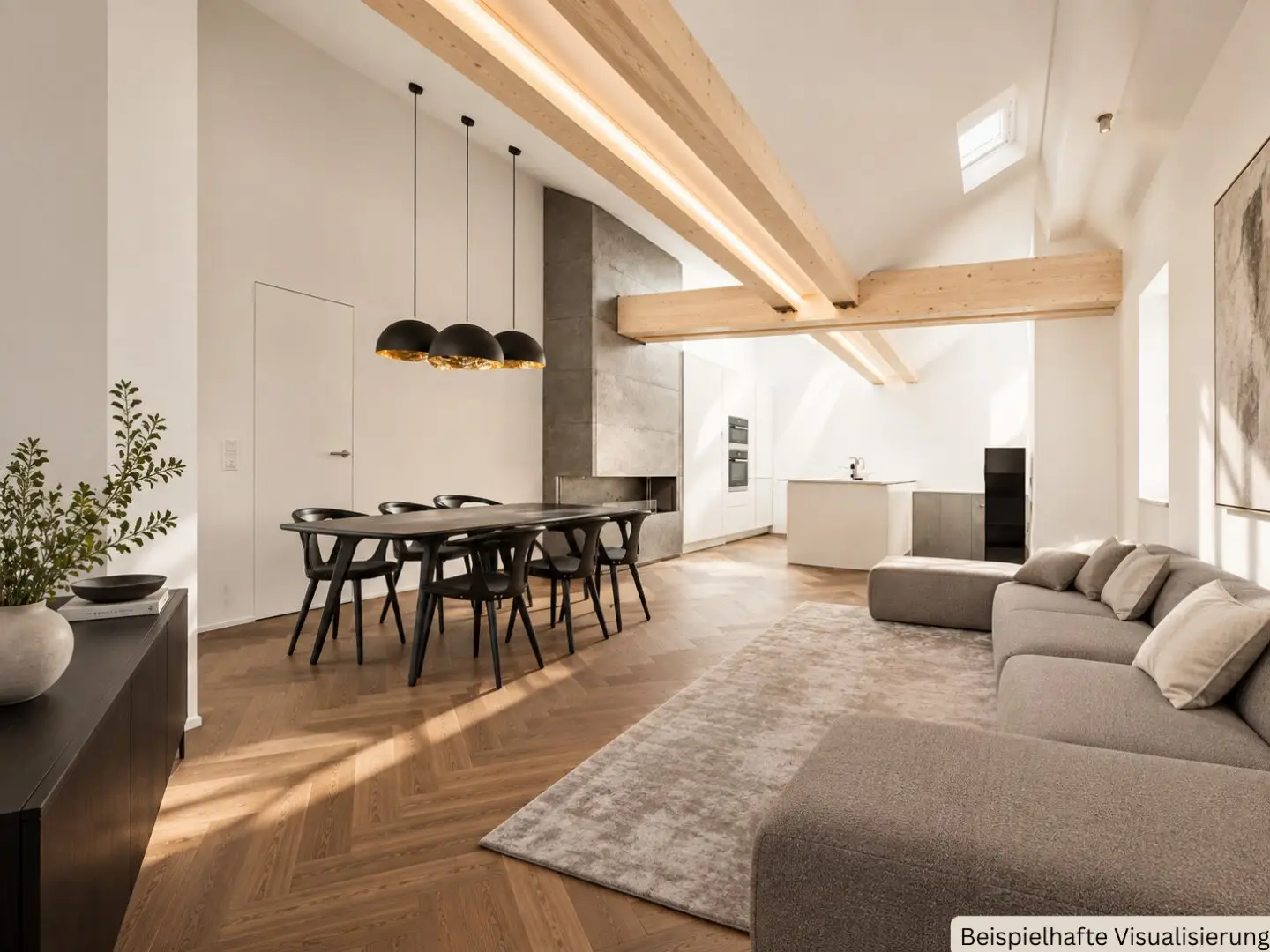 Sanierungsbedürftige Dachgeschosswohnung über den Dächern der Salzburger Altstadt