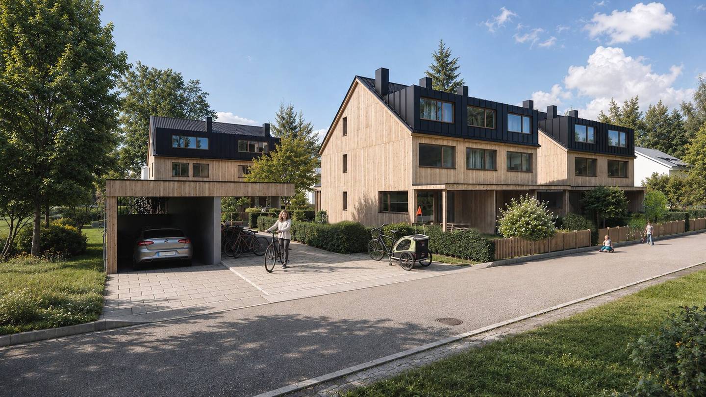 Feldkirch Tosters - im Herbst beziehbar,  Neubau Vollholz Doppelhaushälfte mit 170 m² - 6 1/2 Zimmer, großem Garten und großem Keller,