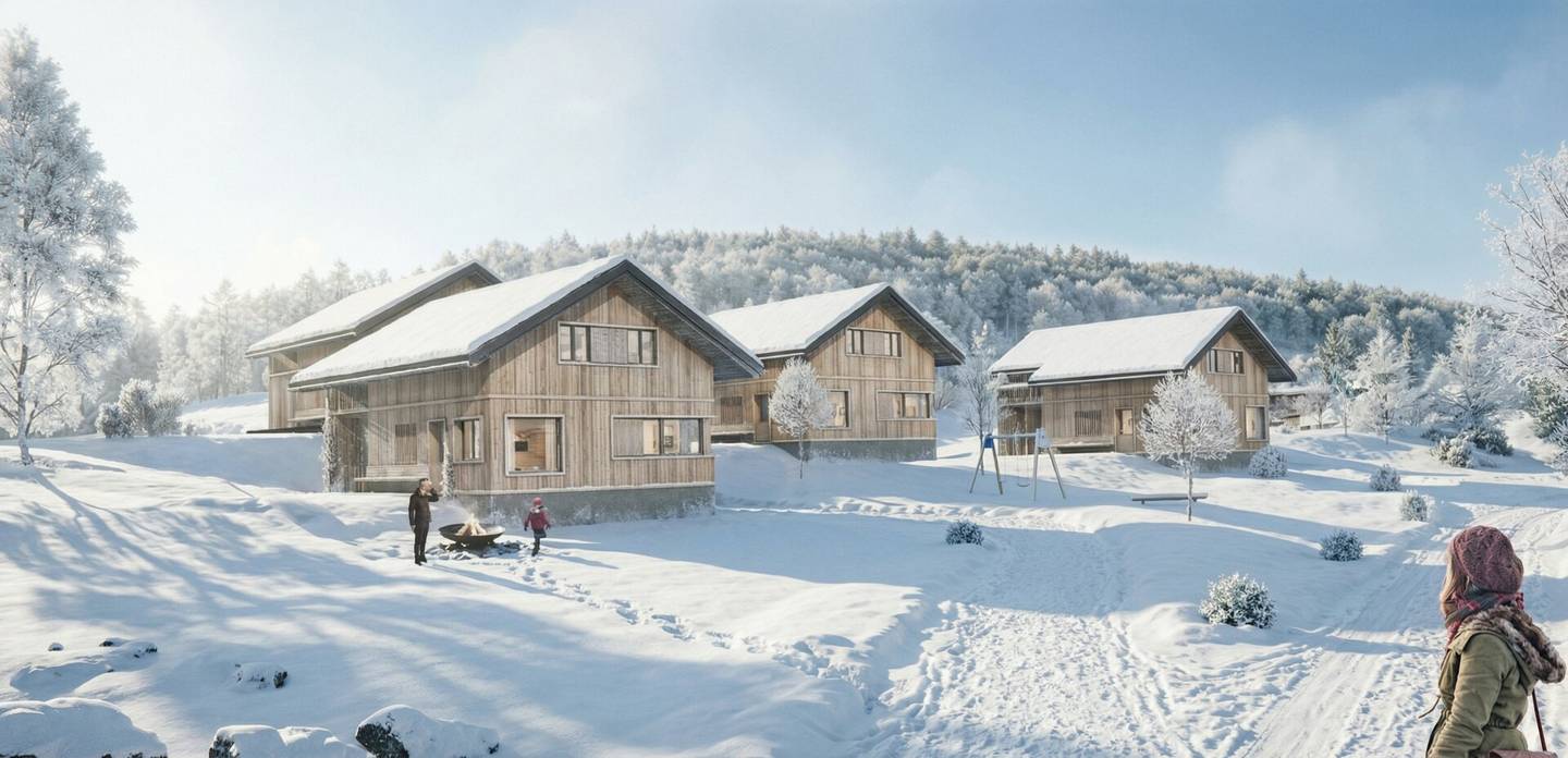 gemütliches Holzhauf  auf der Bazora - Neubau - in Vollholzqualität zu verkaufen