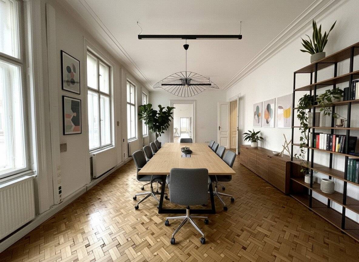 Select office spaces with balcony in a central location