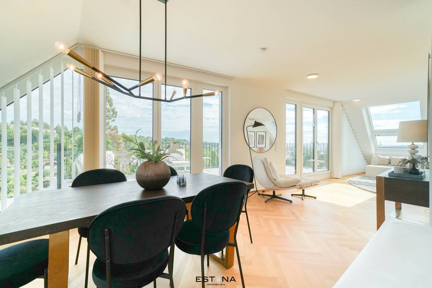 Family apartment with view of the vineyards