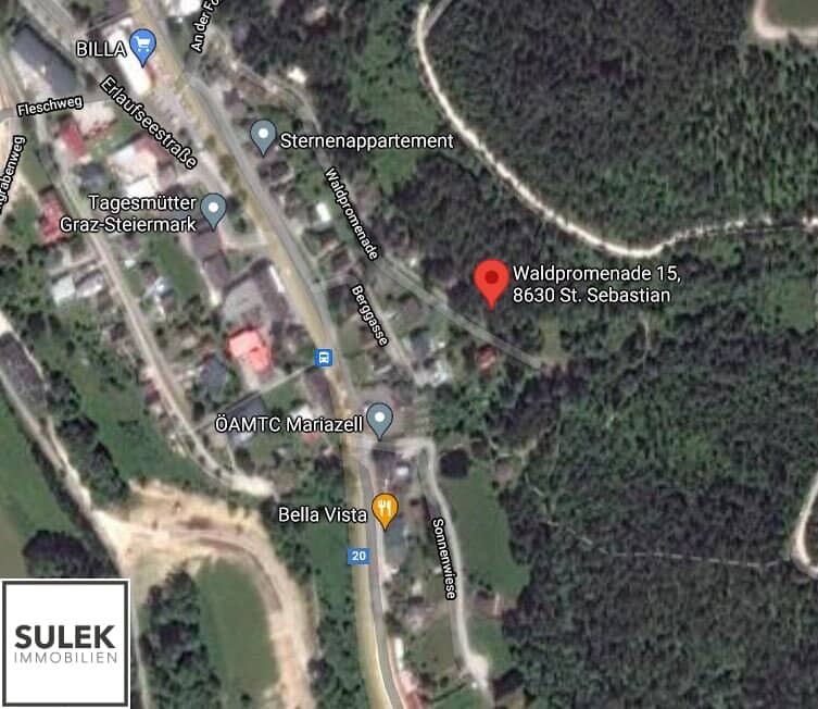 515 m² building plot with second residence possibility in Sankt Sebastian