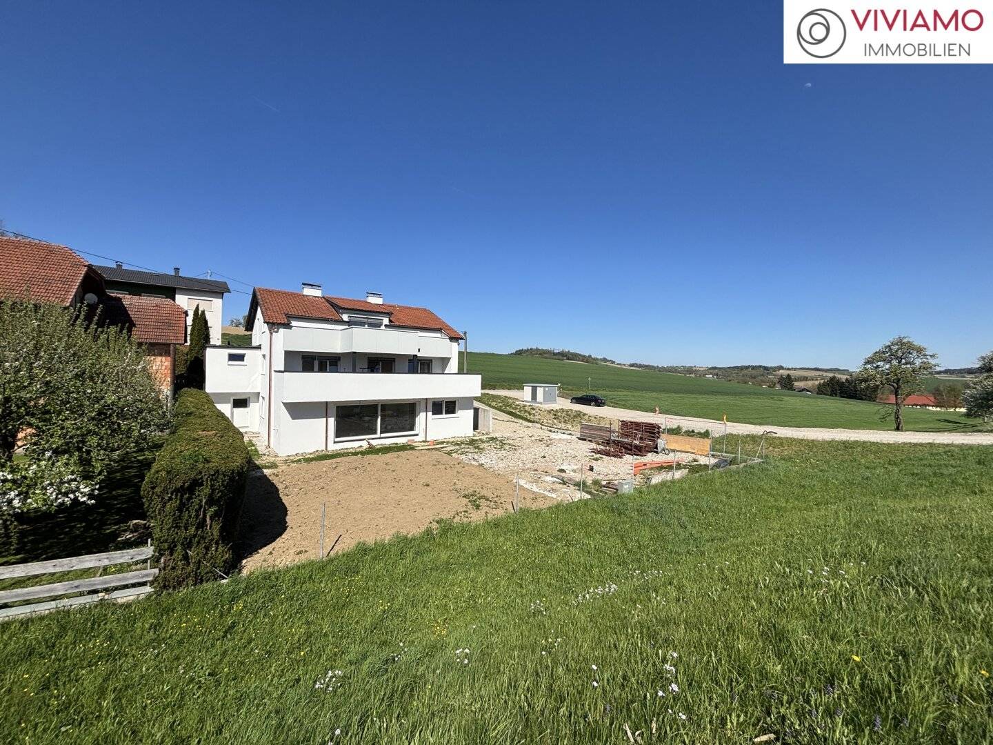 TOP 1 - Erstbezug: geräumige Gartenwohnung mit Grünblick in Wallern an der Trattnach (Breitwiesen)!
