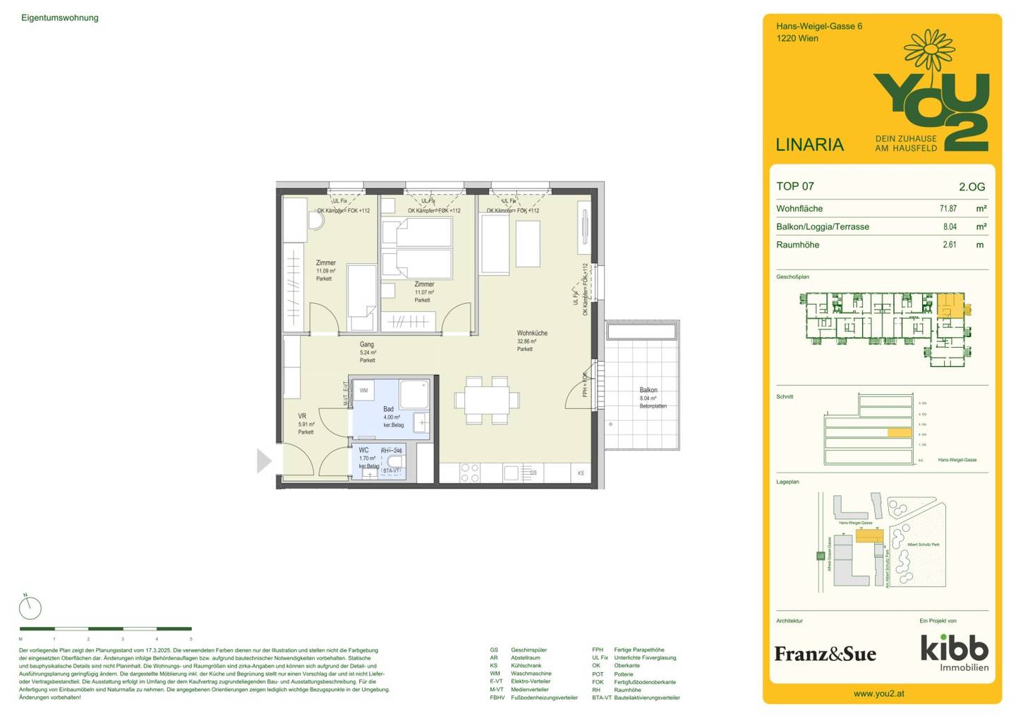 LINARIA - Neues Wohnen mit grünem Herz im Stadtquartier Oberes Hausfeld - YOU2 (T6.07)