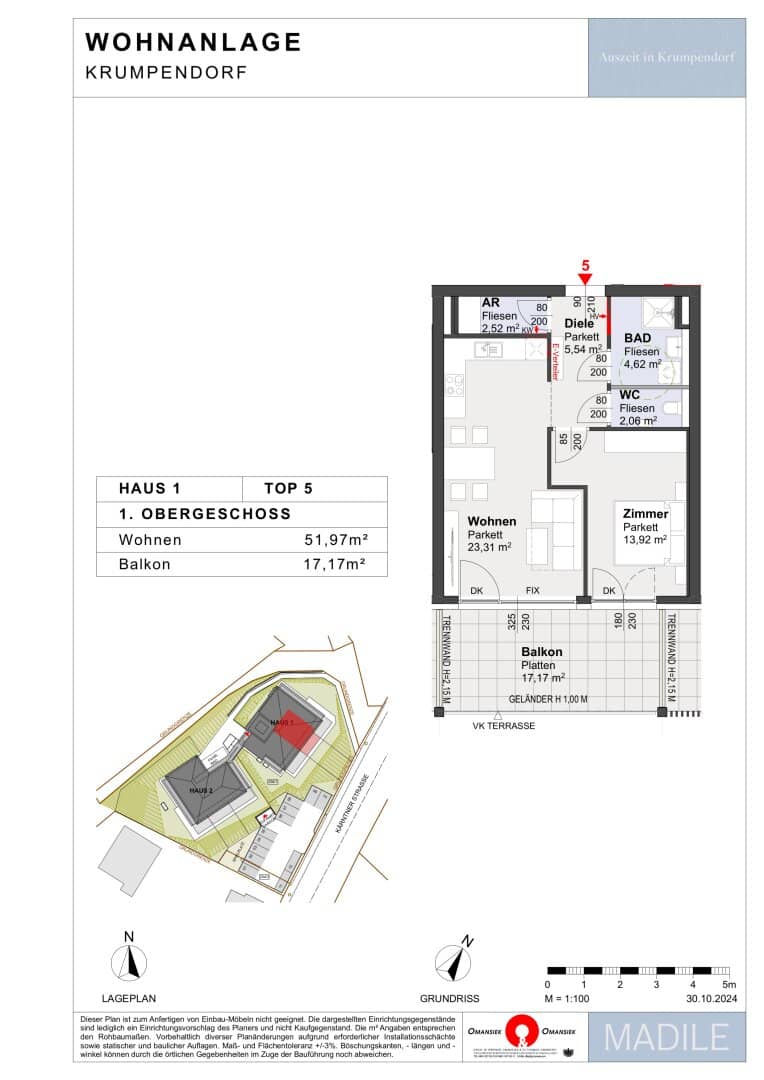 Residential complex Auszeit two rooms A project by MADILE