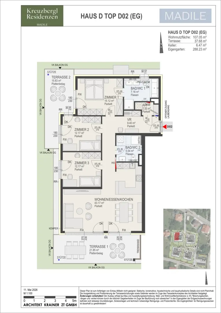 Kreuzbergl Residences A Project by MADILE **(note: dash removed)**,