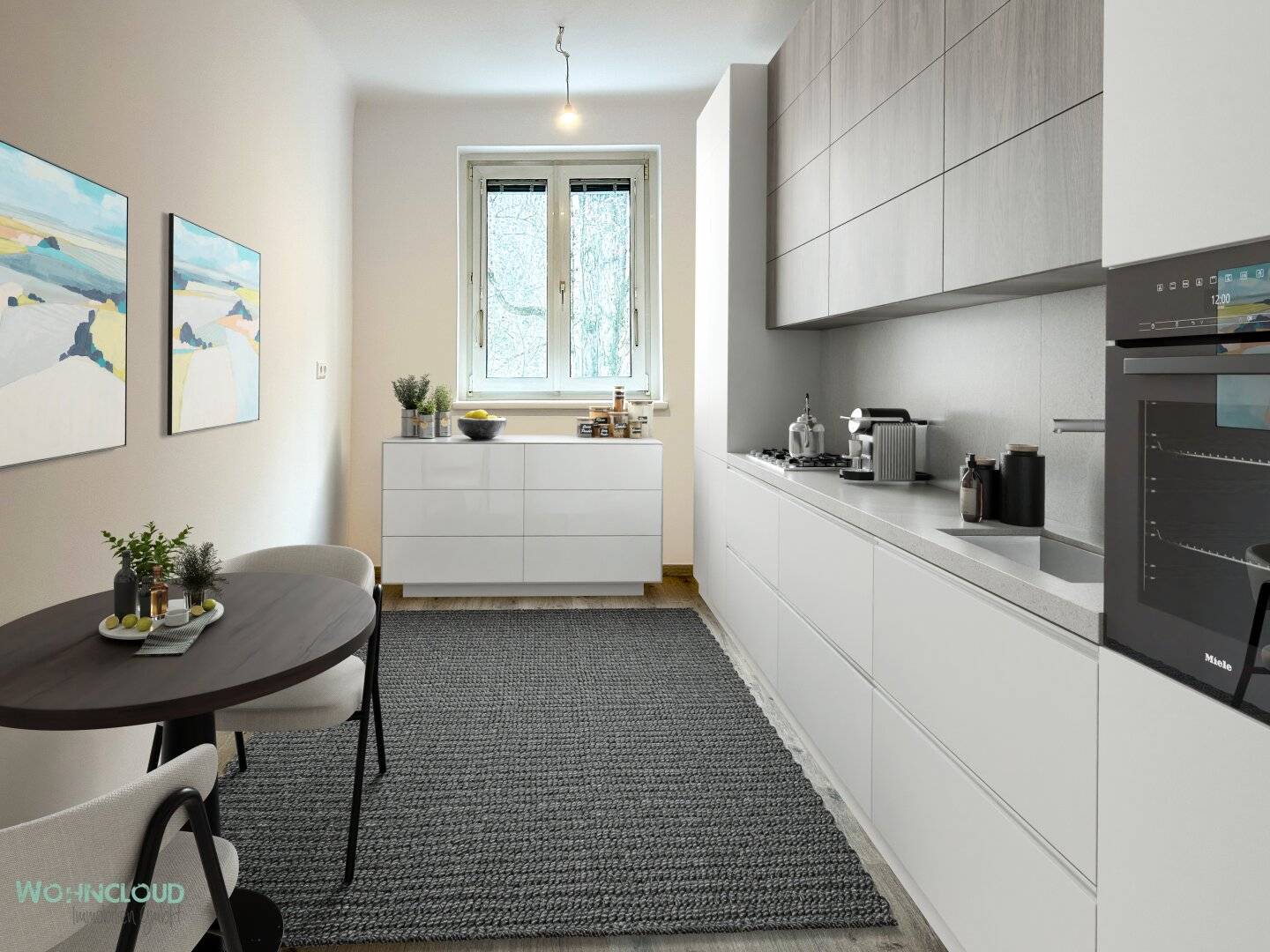 Apartment tenanted with 2,8 percent yield