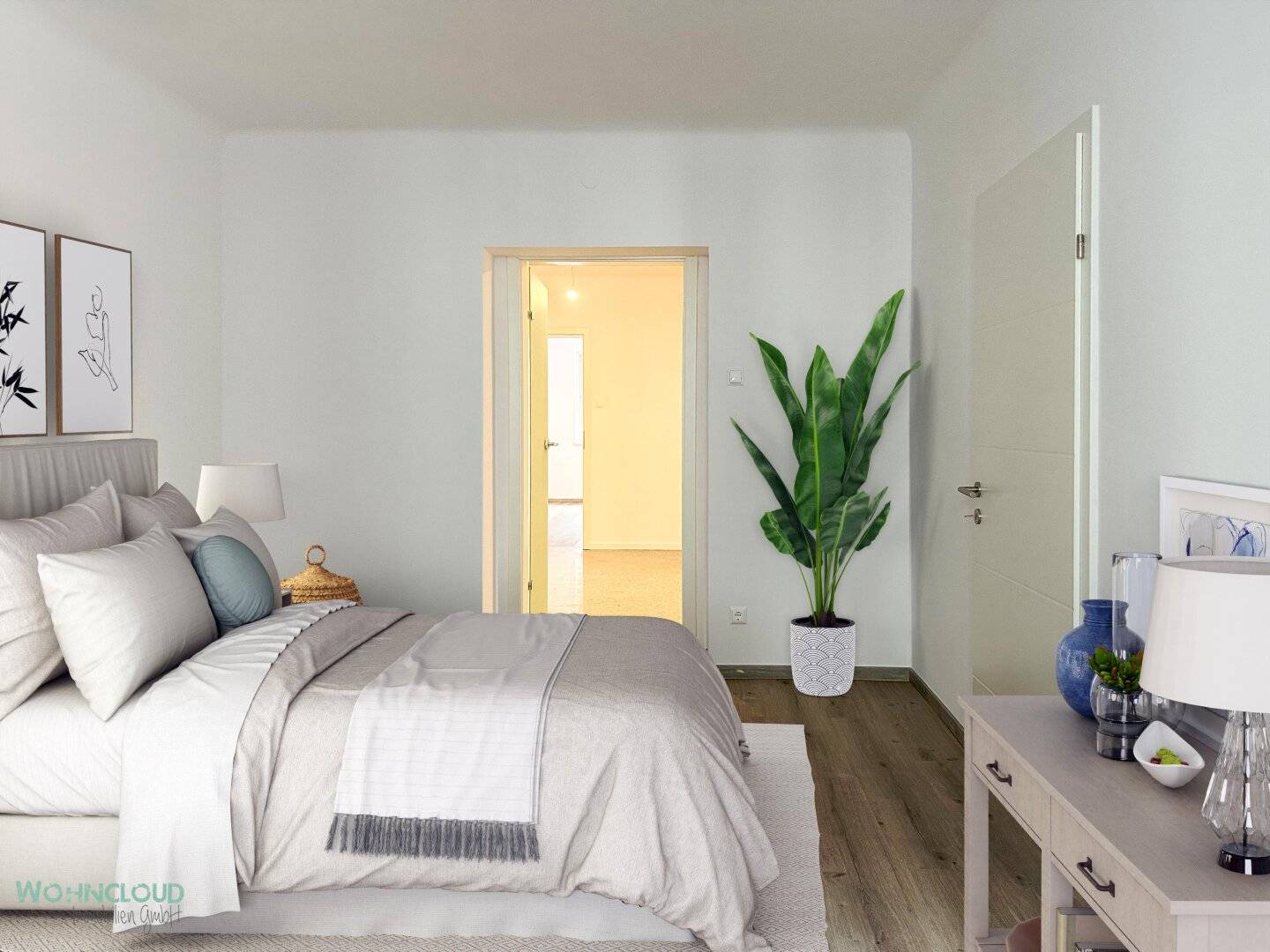 Apartment tenanted with 2,8 percent yield
