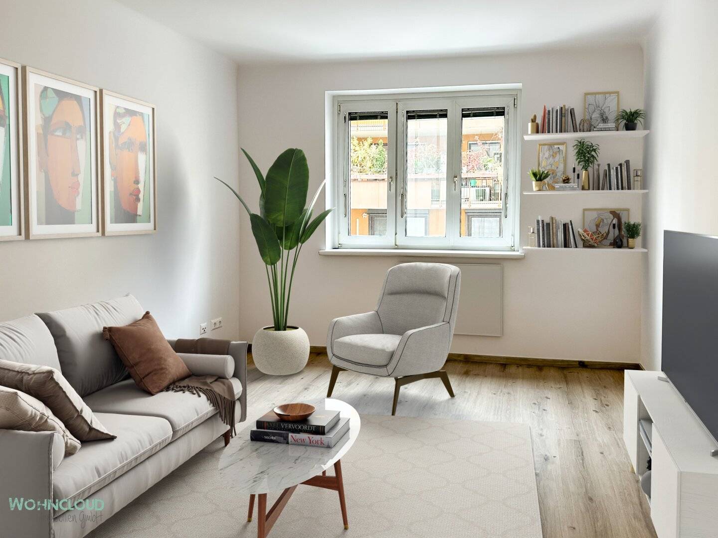 Apartment tenanted with 2,8 percent yield