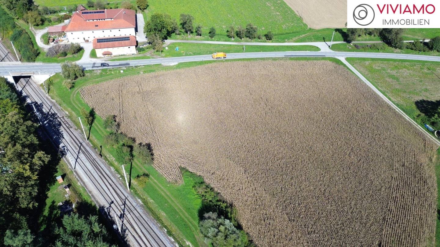 Betriebsbaugrundstück (B) I Gewerbepark Wallern an der Trattnach I 24.000 m²​​​​​​​ I ideale Verkehrsanbindung I Baubewilligung bereits vorhanden!