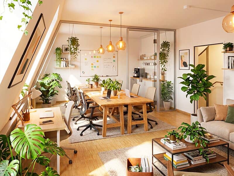 Commission-free city center office spaces from 15 to 140 m² in prime location; the original German title is provided for reference in German only and is not translated here due to instruction to translate descriptive words only.